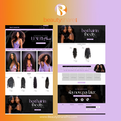 Black & Lilac Shopify Premade Website